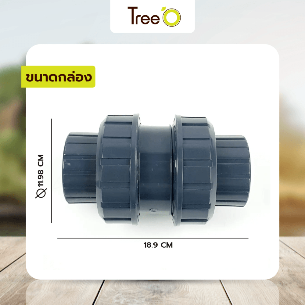 Tree’O วาล์วกันน้ำย้อนกลับยูเนี่ยน 2"