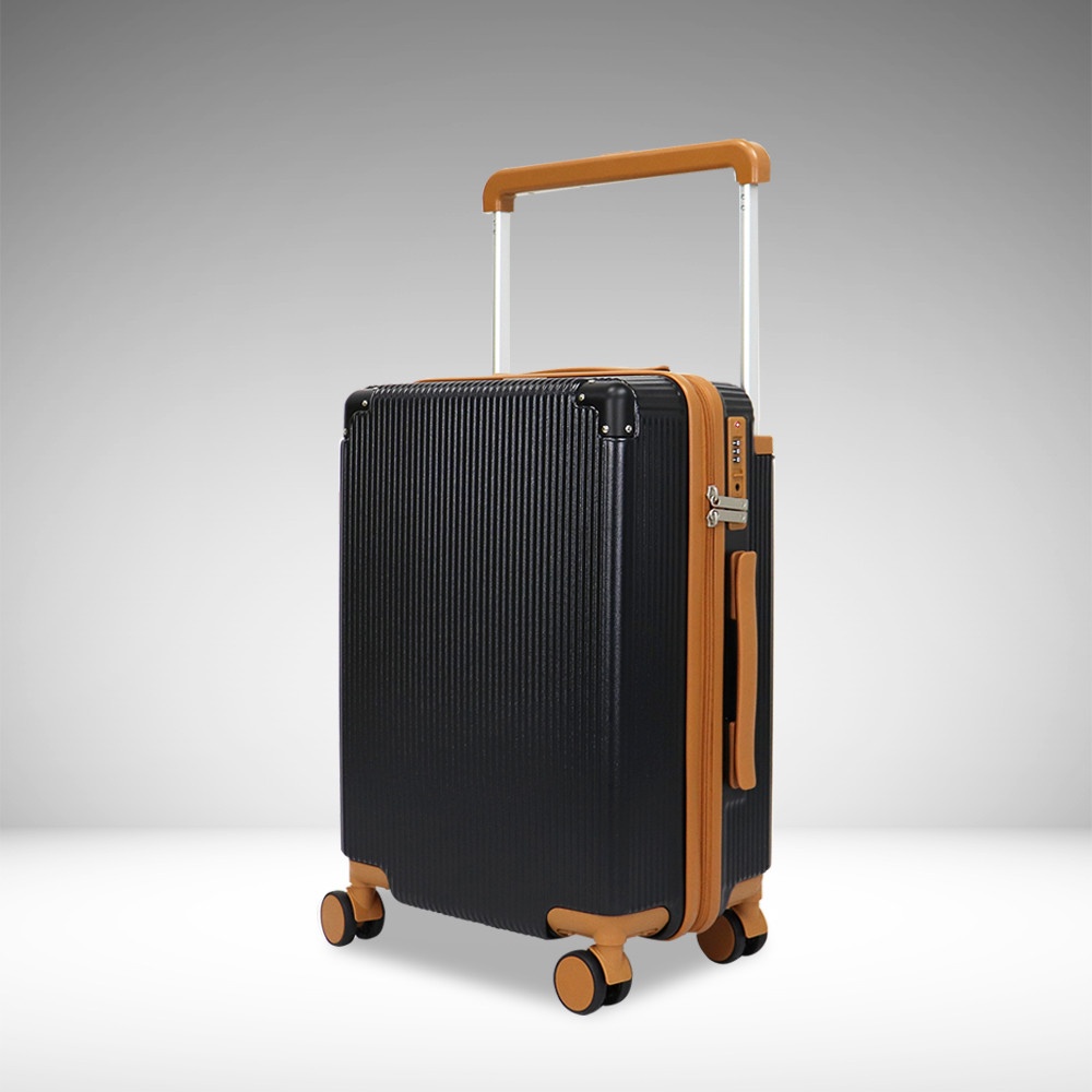 WETZLARS กระเป๋าเดินทางแบบด้านจับยาว ขนาด 20 นิ้ว รุ่น Jasper-01 ขนาด 22x36x53 ซม. สีดำโอนิกซ์