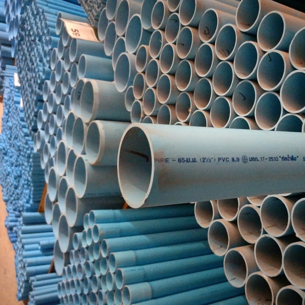 ท่อน้ำไทย ท่อพีวีซี 2 1/2"(65) ชั้น 8.5 ปลายเรียบ