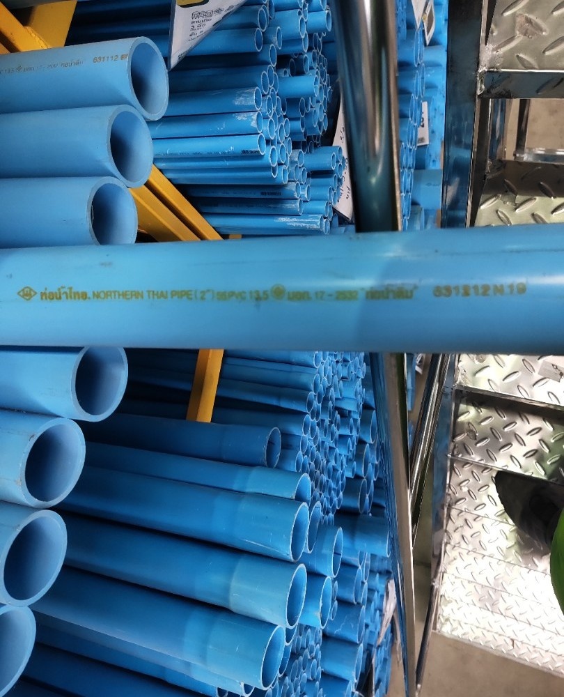 ท่อน้ำไทย ท่อพีวีซี 2"(55) ชั้น 13.5 ปลายเรียบ
