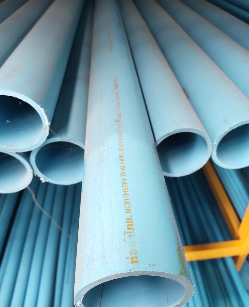 ท่อน้ำไทย ท่อพีวีซี 2 1/2"(65) ชั้น 13.5 ปลายเรียบ