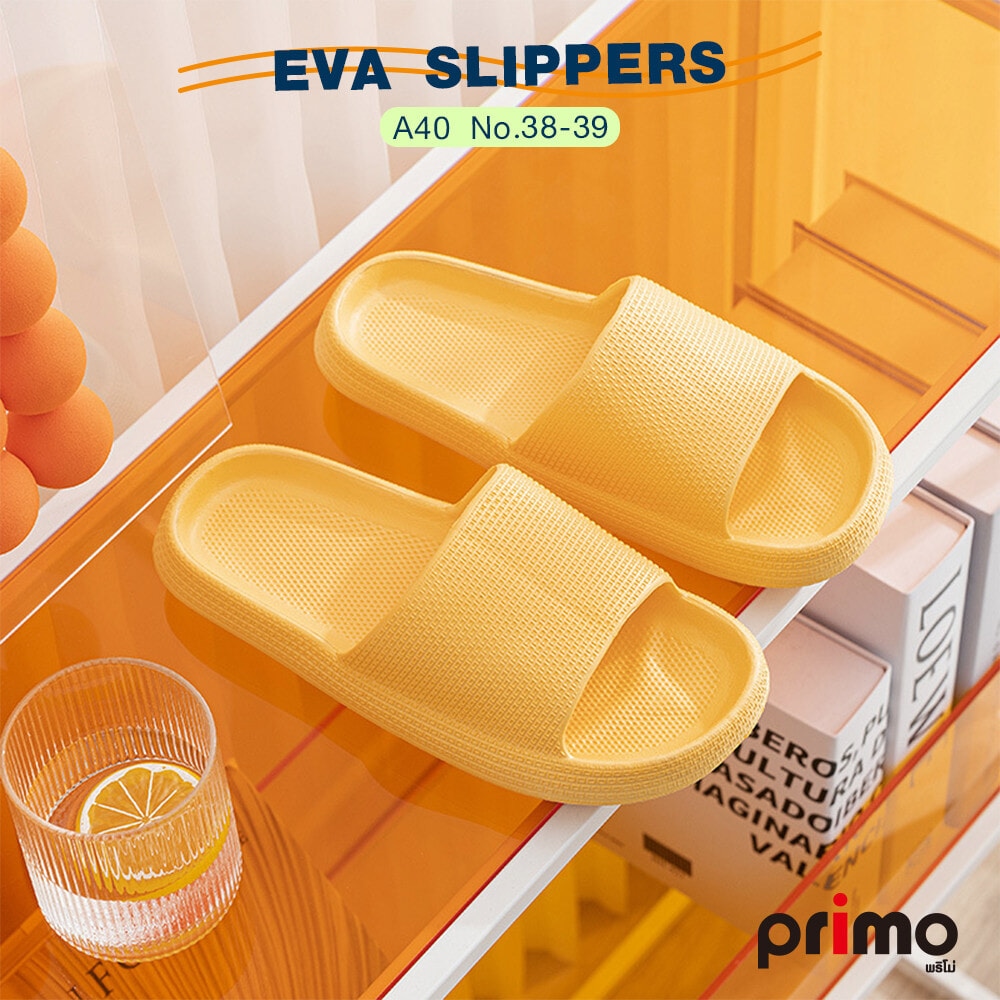 PRIMO รองเท้าแตะ EVA A40 No.38-39 สีเหลือง