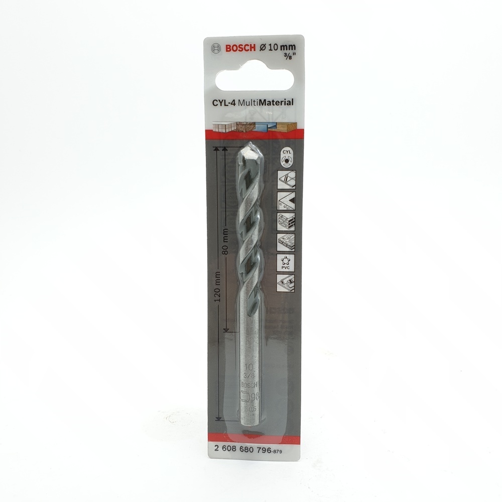 BOSCH ดอกเจาะอเนกประสงค์ก้านกลม CYL-4 : 10x80/120 มม.