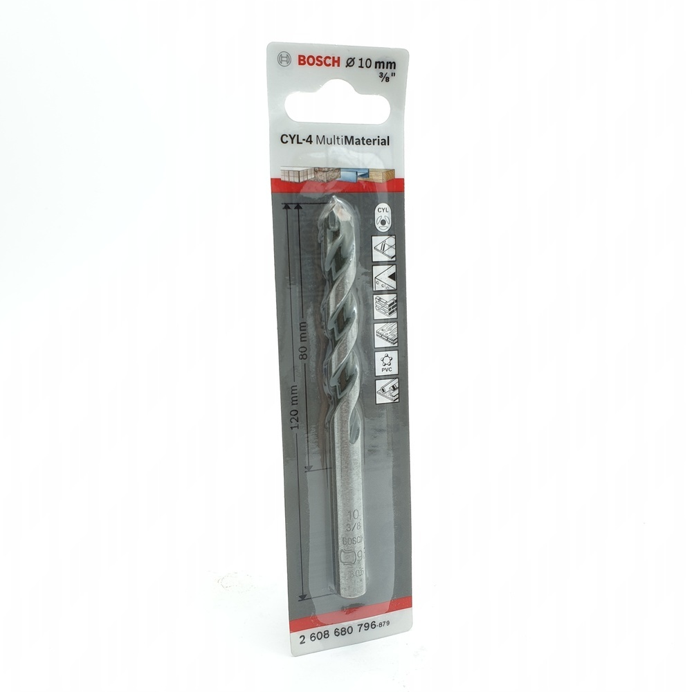 BOSCH ดอกเจาะอเนกประสงค์ก้านกลม CYL-4 : 10x80/120 มม.