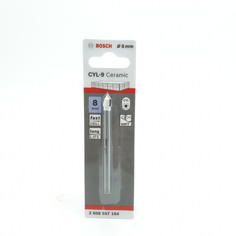 BOSCH ดอกเจาะกระเบื้อง CYL-9 : 8x80 มม.
