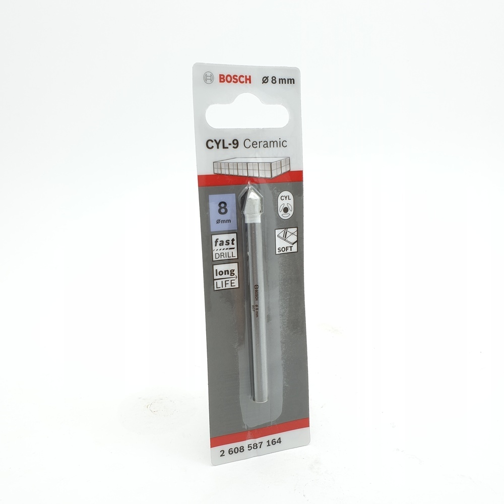BOSCH ดอกเจาะกระเบื้อง CYL-9 : 8x80 มม.