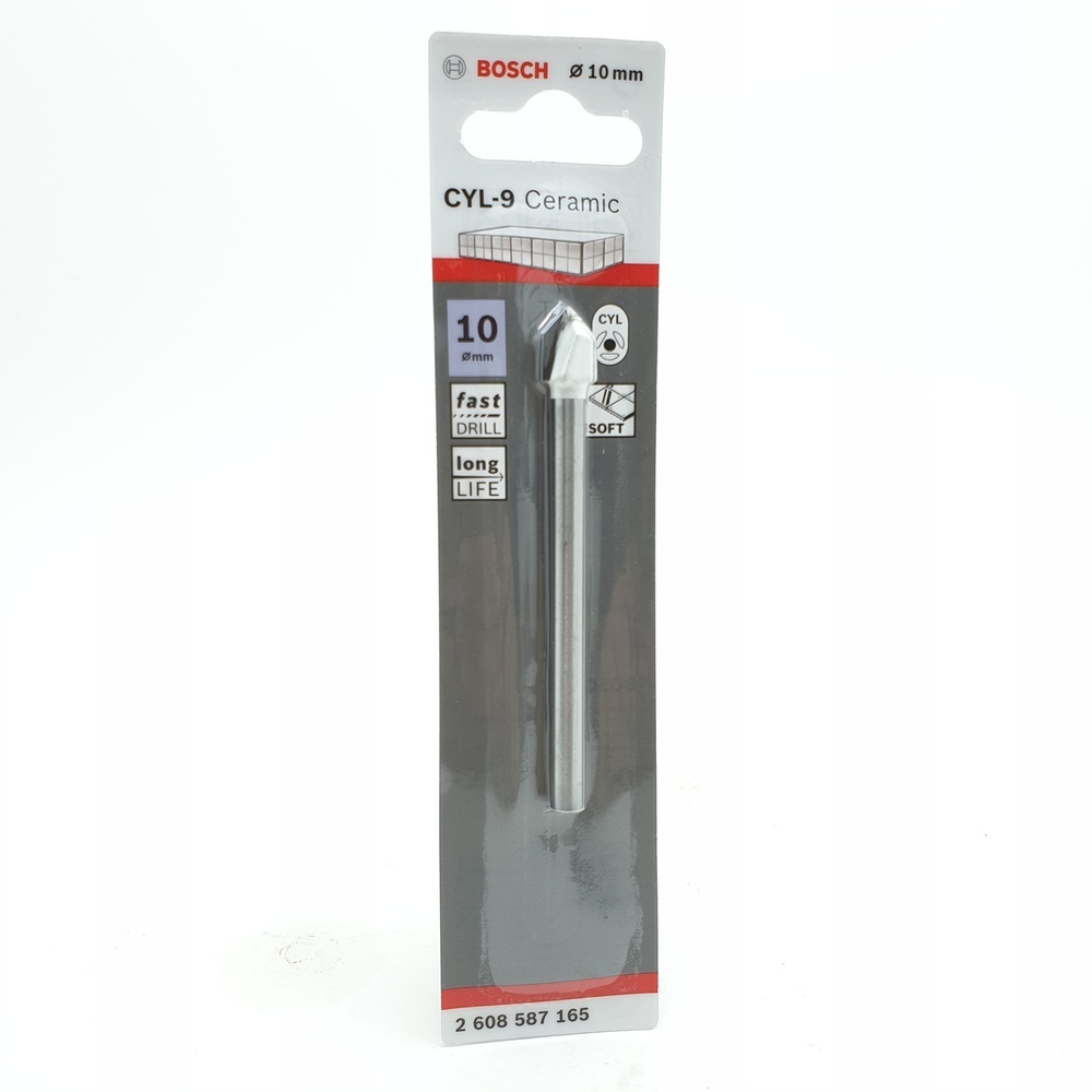 BOSCH ดอกเจาะกระเบื้อง CYL-9 : 10x90 มม.