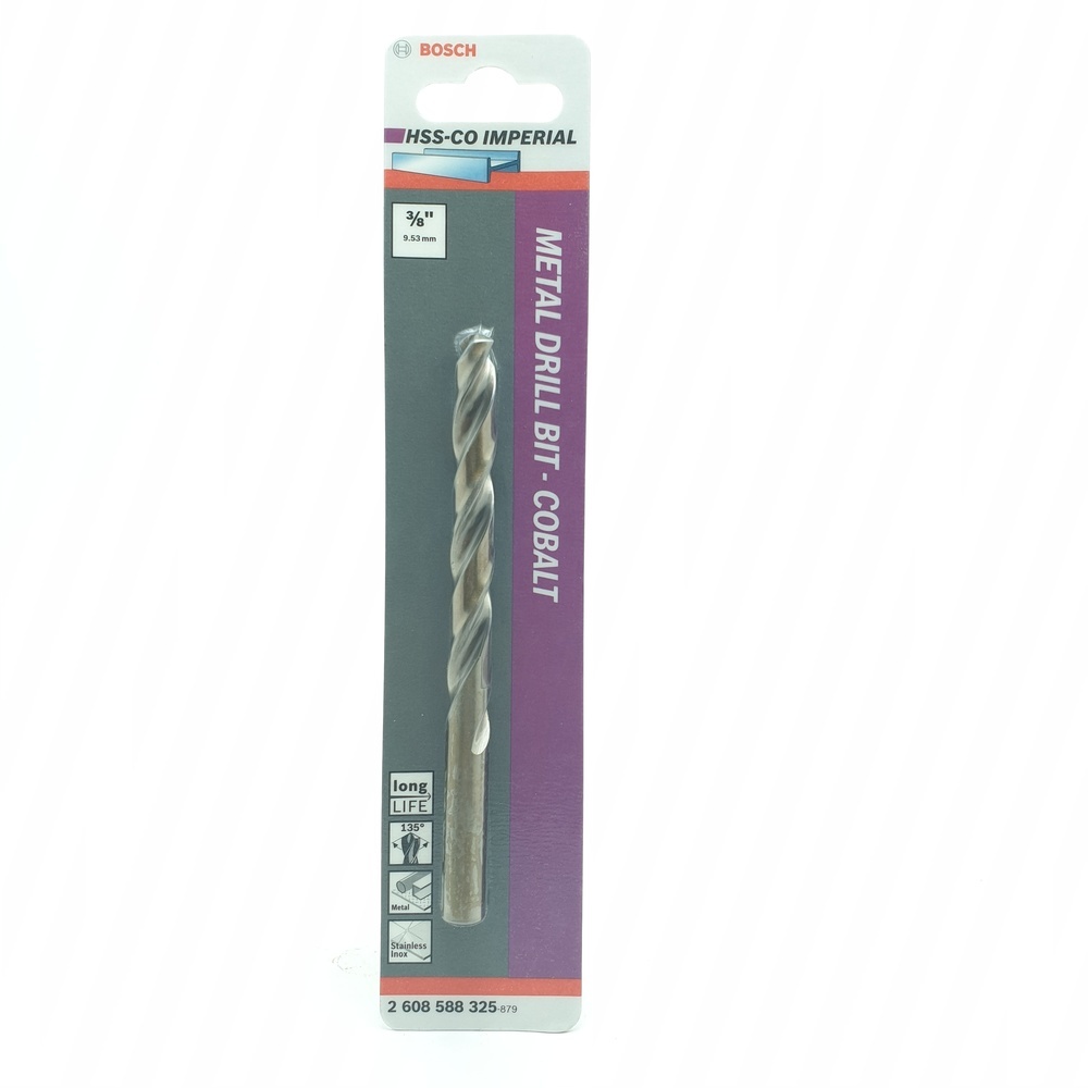 BOSCH ดอกเจาะสแตนเลส HSS-CO 3/8 x 92/127 มม.