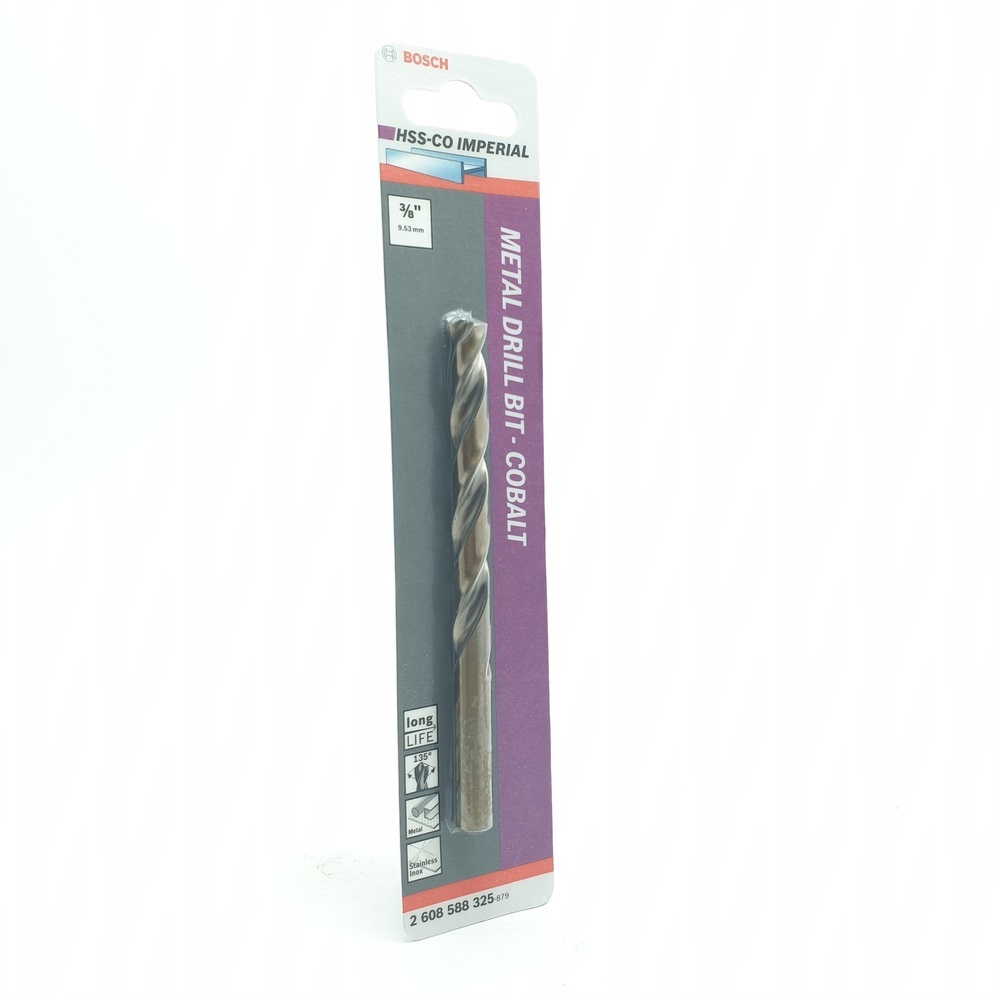 BOSCH ดอกเจาะสแตนเลส HSS-CO 3/8 x 92/127 มม.
