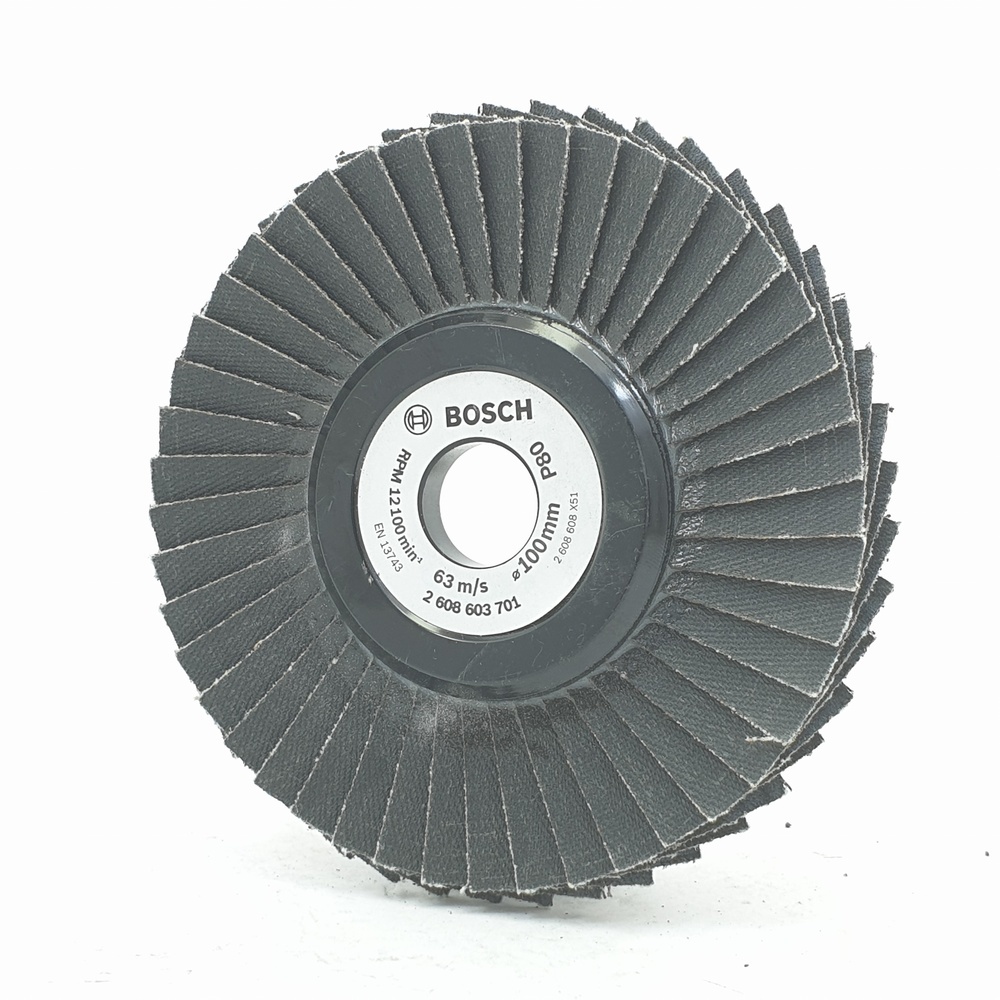 BOSCH กระดาษทรายซ้อนหลังอ่อน 4" P80