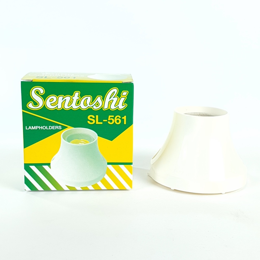 SENTOSHI ขั้วแป้น E-27 รุ่น SL-561 สีขาว