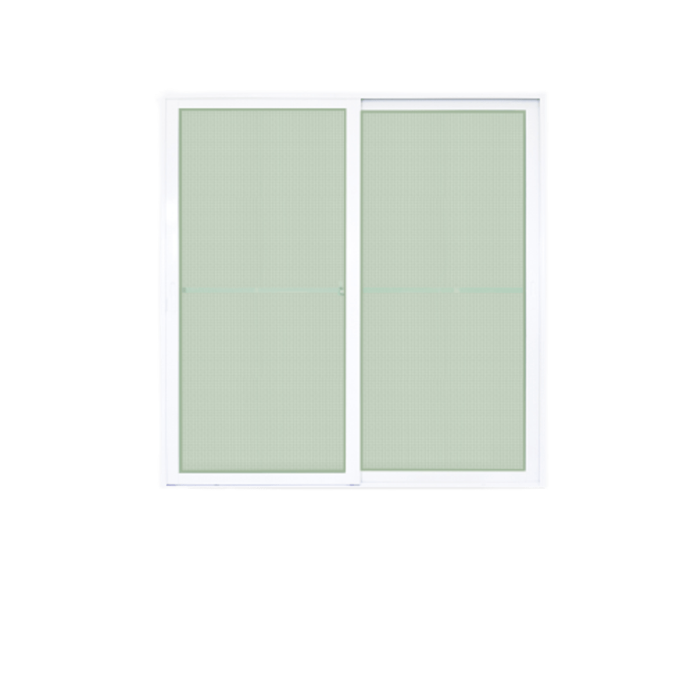 RAKANGTHONG ประตูบานเลื่อนอลูมิเนียม 200x205 cm. สีขาว