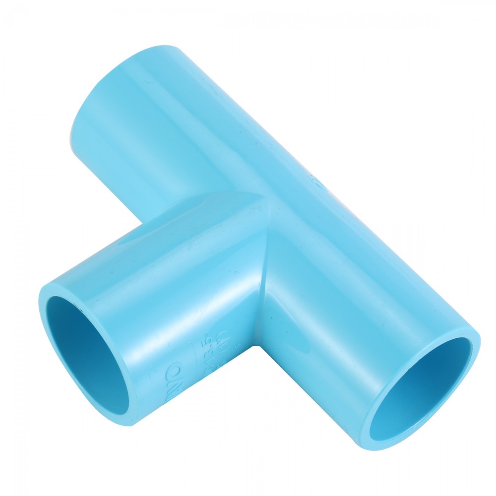 VAVO สามทาง 90 หนา 3/4"(20) สีฟ้า (แพ็ค5)
