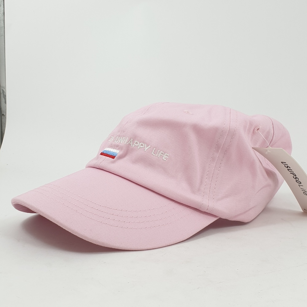 USUPSO หมวกแก๊ป Spring and summer สีชมพู