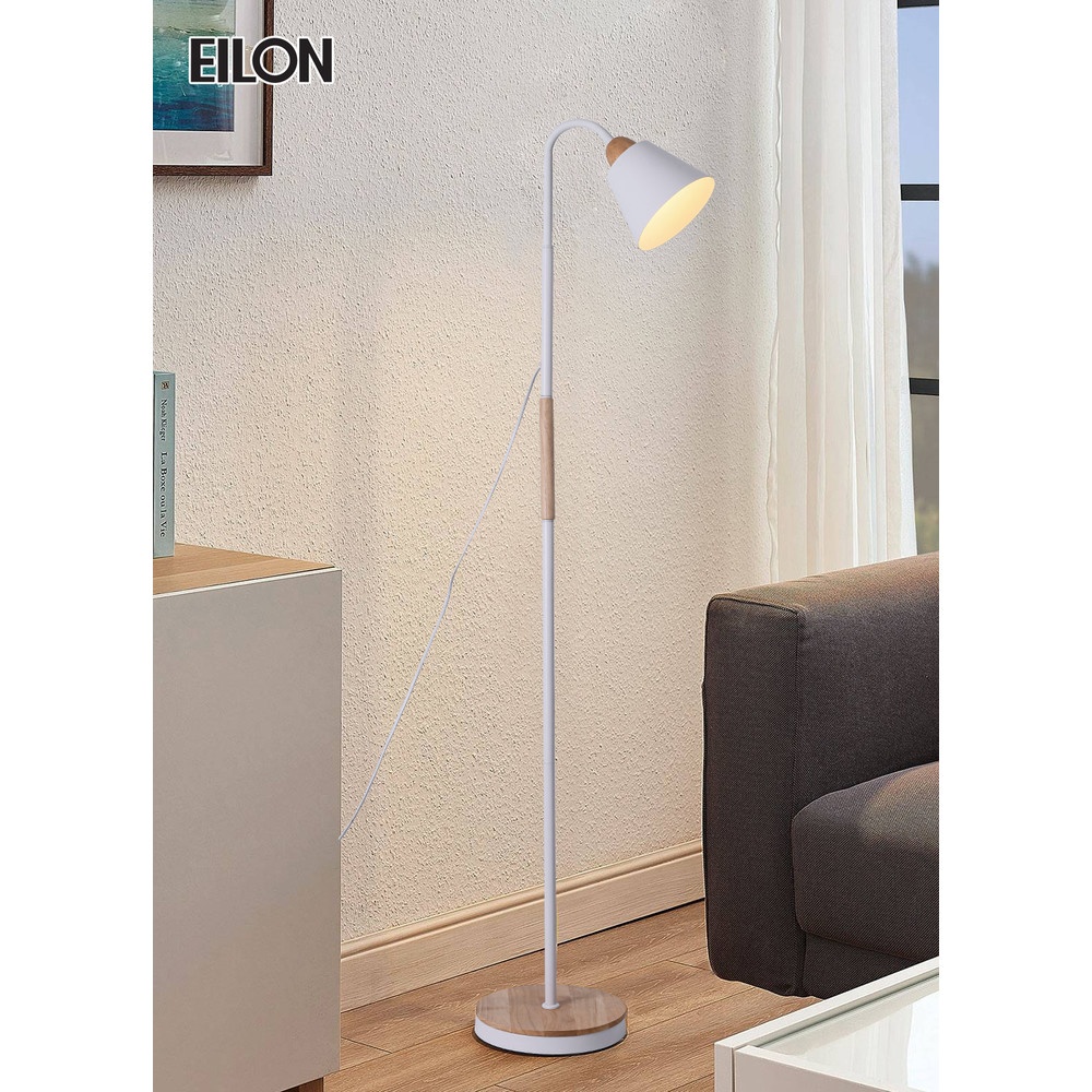 EILON โคมไฟตั้งพื้นโมเดิร์น รุ่น Zali S3002F สีขาว