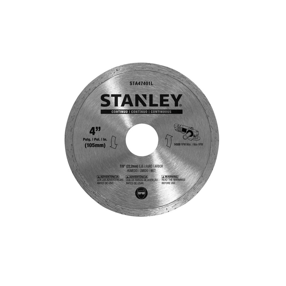 STANLEY ใบเพชร 4 นิ้ว Continuous ตัดคอนกรีต รุ่น STA47401L