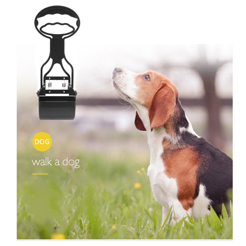 ที่คีบเก็บมูลสัตว์เลี้ยง รุ่น BP123S ไซส์ S ขนาด10×28×7ซม. สีดำ DUDUPETS