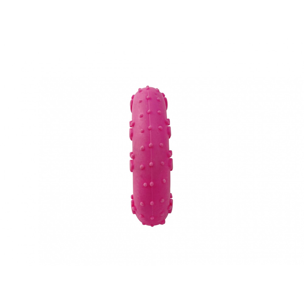 DUDUPETS ของเล่นสัตว์เลี้ยงแบบยางสามเหลี่ยม รุ่น STICKY ขนาด 7x7.5x2 ซม. สีแดง