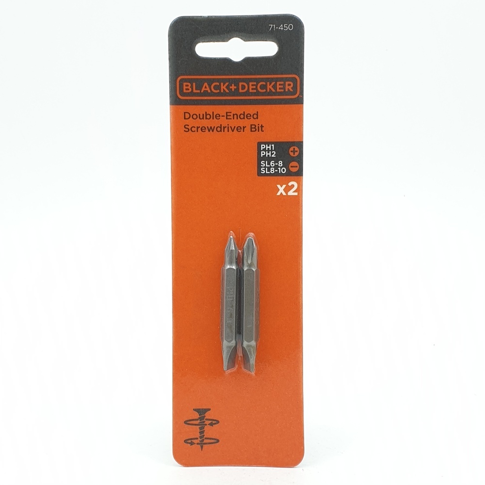 BLACK+DECKER ดอกไขควง 2 ชิ้น รุ่น 71-450-B1