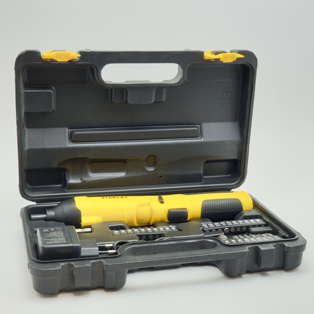 STANLEY ไขควงไฟฟ้าไร้สาย 4V รุ่น SCS4K-B1 + ชุดอุปกรณ์ 30 ชิ้น