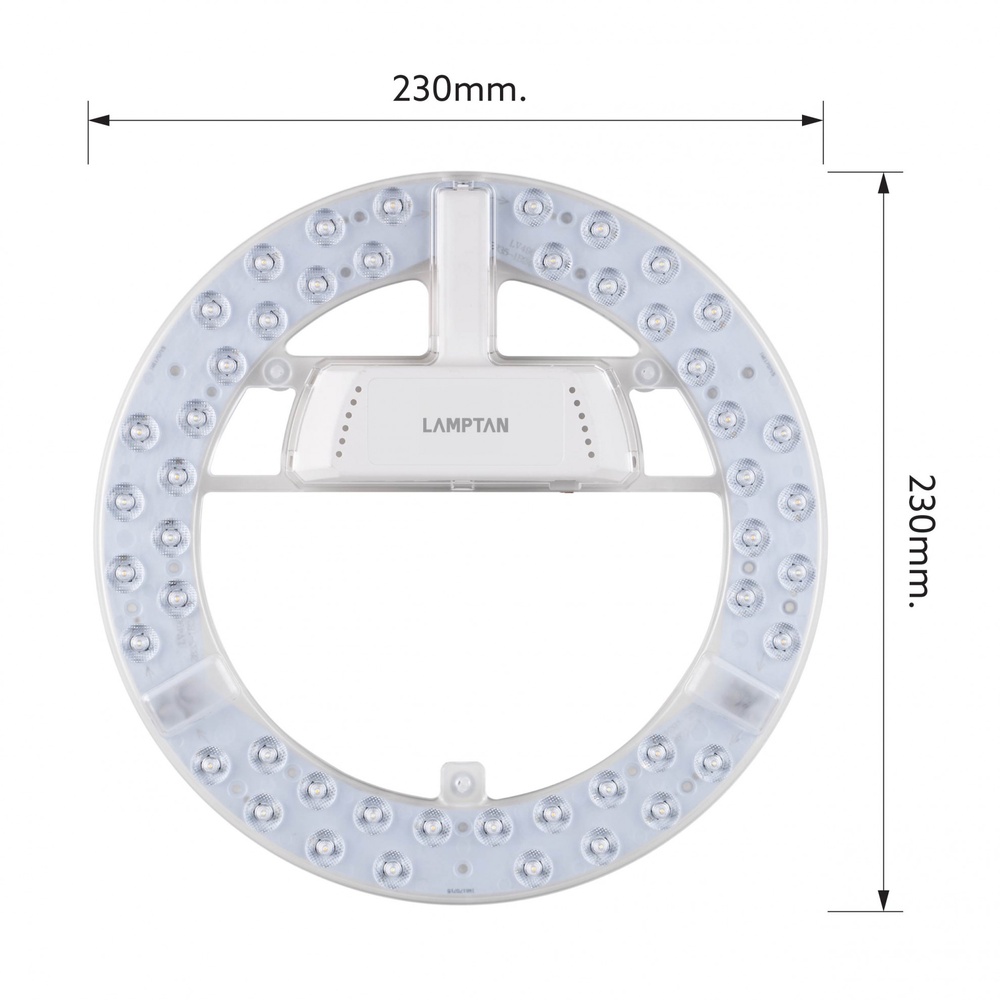 LAMPTAN หลอดไฟเพดาน แผงแม่เหล็ก LED LENS 42W แสงเดย์ไลท์