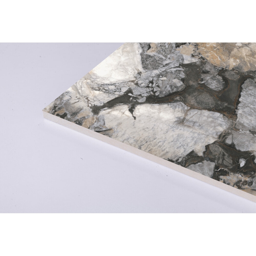 La Arezza กระเบื้องพอร์ซเลน 75X150 ซม. รุ่น Luxura elite marble (TMA715906L) High-glossy Random (2pcs /box 2.25 sqm)