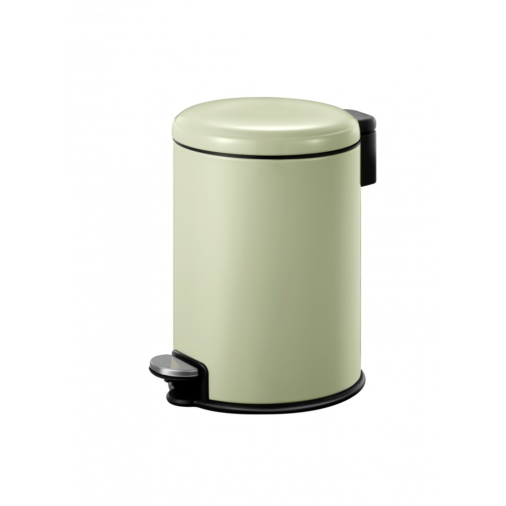 EKO ถังขยะเหล็กเคลือบขาเหยียบทรงกลม 5 ลิตร รุ่น SERENE EK9118P-5MA ขนาด 20x25.40x28.20 ซม. สีเขียวอ่อน