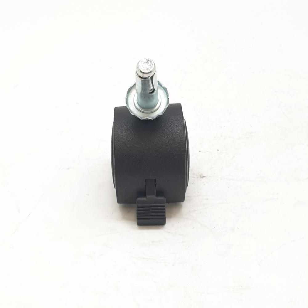 KAMPER ล้อแกนเดือย Black Nylon มีเบรค 40มม (1.5นิ้ว) รุ่น TWSB-40