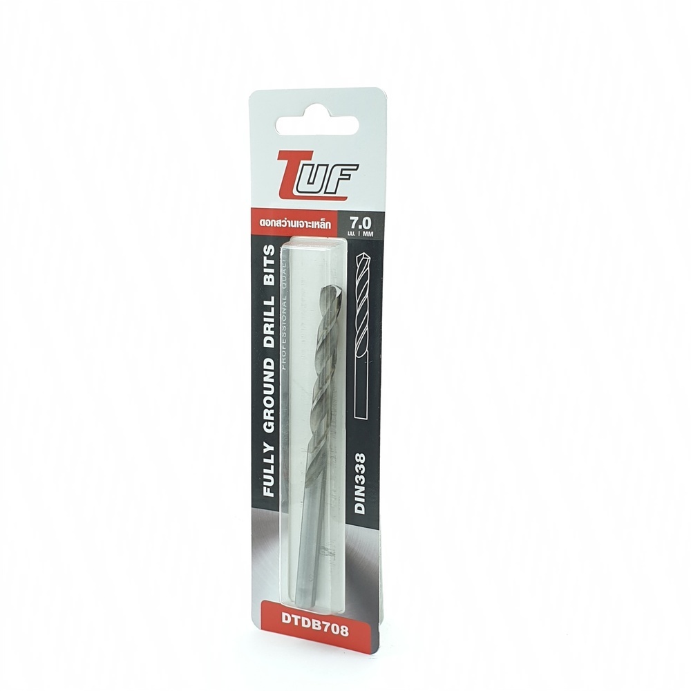 ดอกสว่านเจาะเหล็ก (มาตรฐานDIN338) รุ่น DTDB708 7.0mm