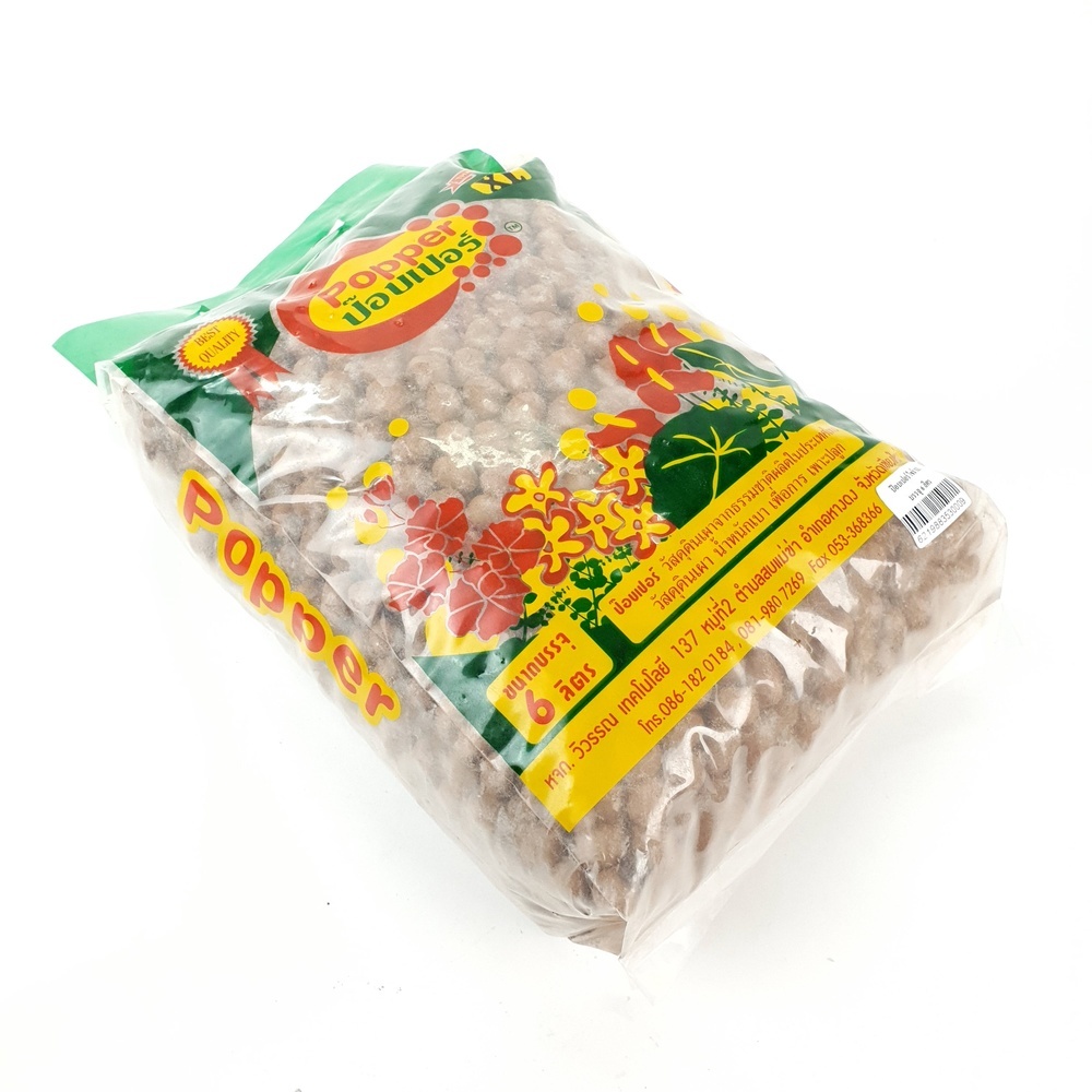 Popper เม็ดดินเผามวลเบา Size L ขนาด 6 ลิตร