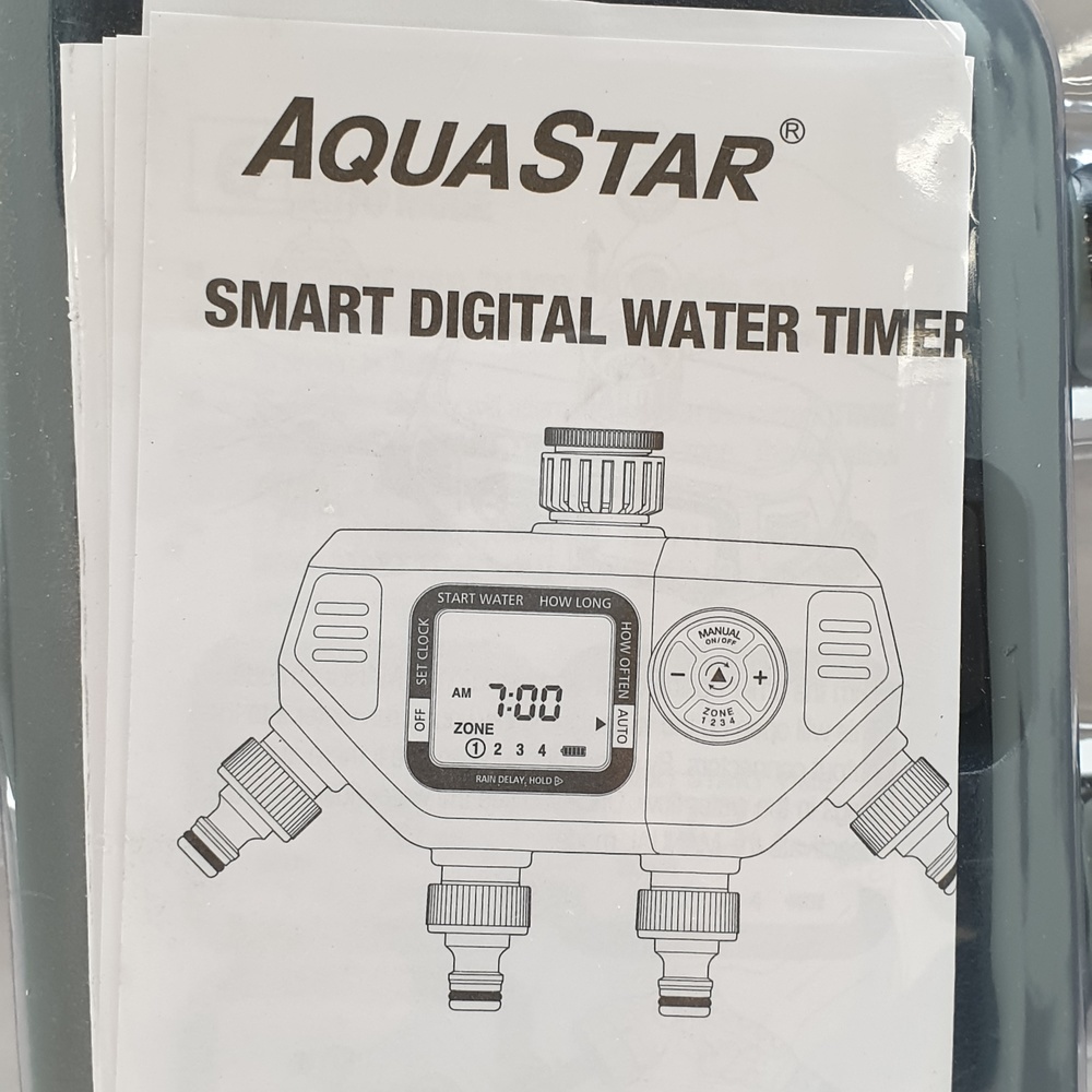 Aquarstar เครื่องตั้งเวลารดน้ำระบบดิจิตอล 4ทาง รุ่น 25577