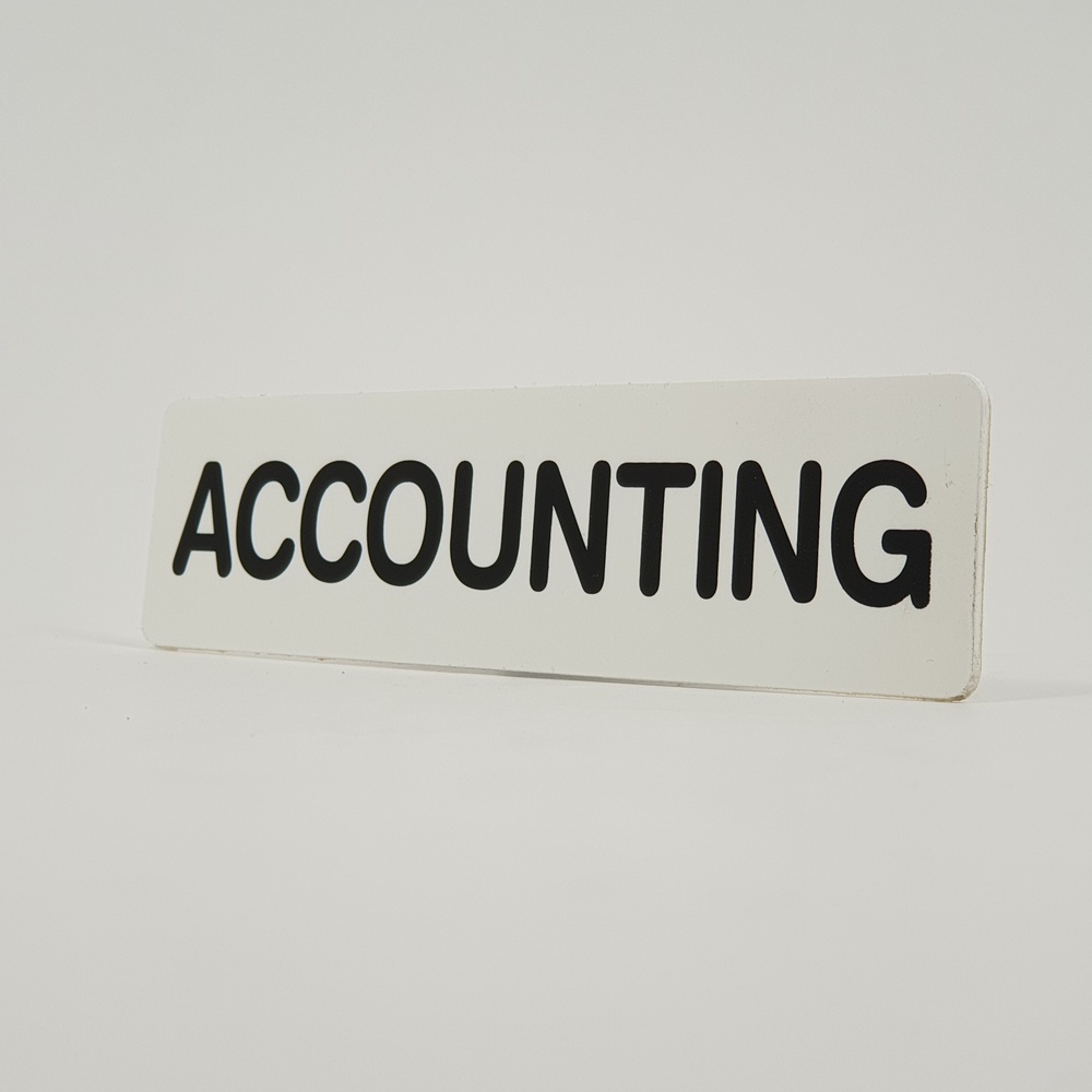 ป้ายPP (ACCOUNTING) SGB1103-33 ขนาด 16x4 ซม.