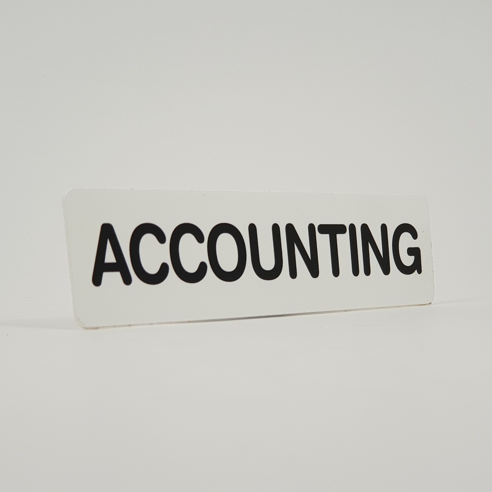 ป้ายPP (ACCOUNTING) SGB1103-33 ขนาด 16x4 ซม.