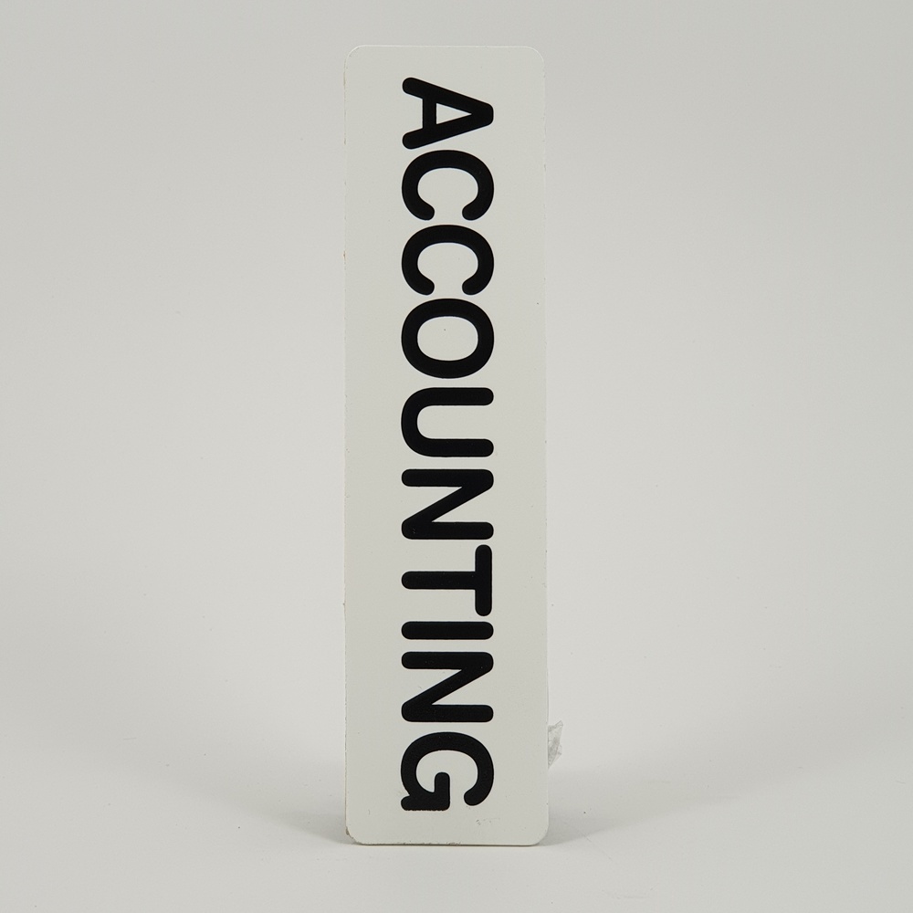 ป้ายPP (ACCOUNTING) SGB1103-33 ขนาด 16x4 ซม.