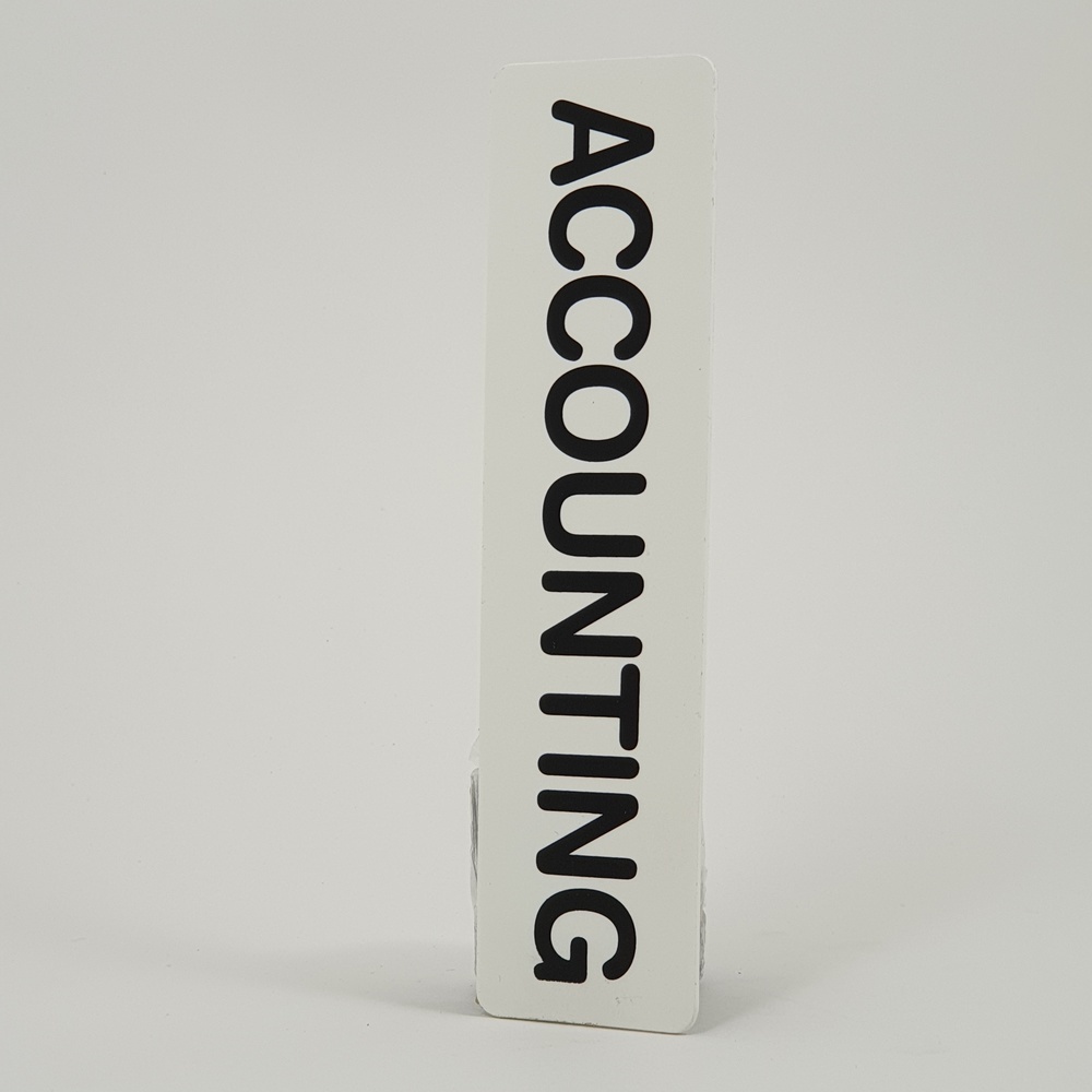 ป้ายPP (ACCOUNTING) SGB1103-33 ขนาด 16x4 ซม.