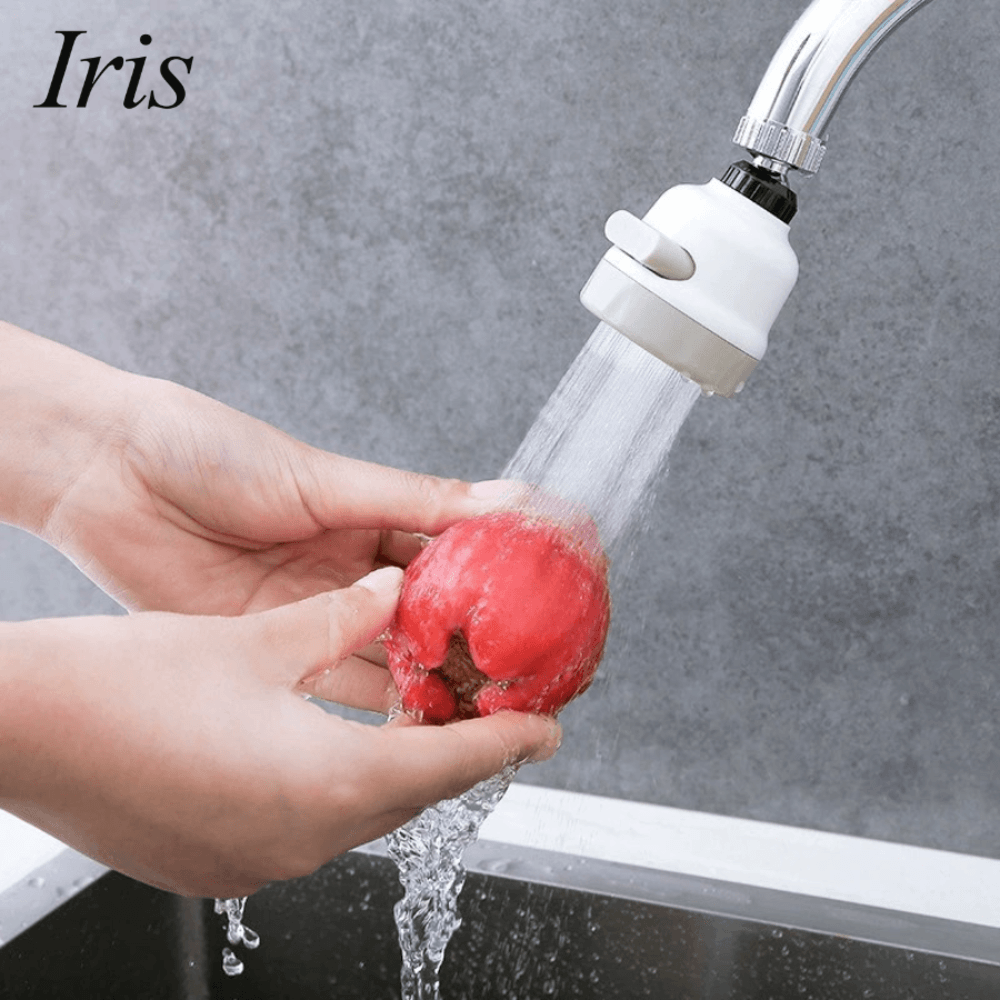 Iris หัวต่อก๊อกน้ำ 3 ระดับ รุ่น MUF03 ขนาด 5.2x5.2x7.5ซม. สีขาว
