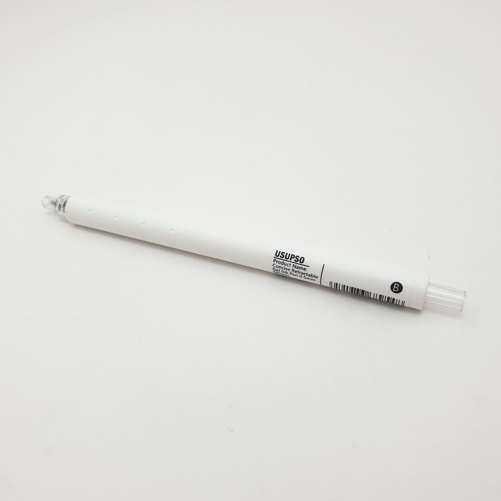 USUPSO ปากกาเจล 0.5 mm. สีขาว (#B)