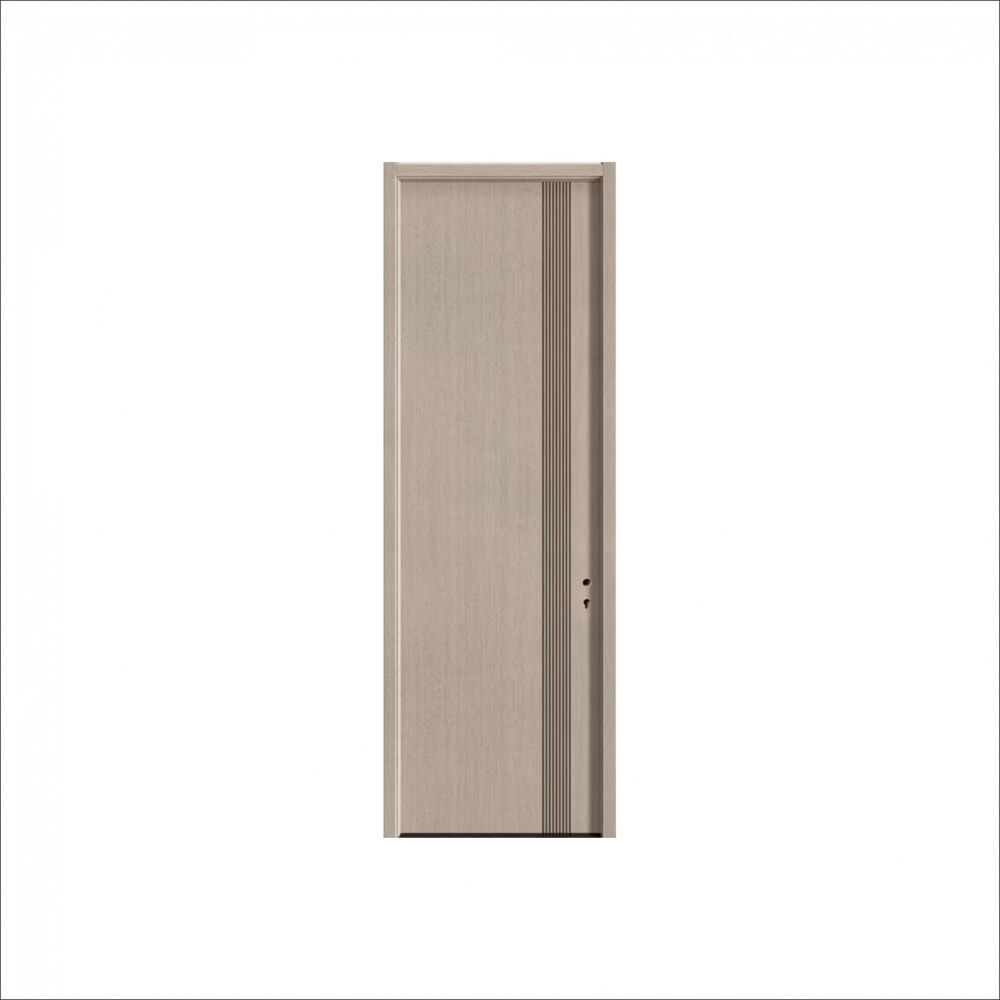 HOLZTUR ชุดประตูปิดผิวเมลามีนพร้อมวงกบ รุ่น GS-SS31 ขนาด 88x216ซม.