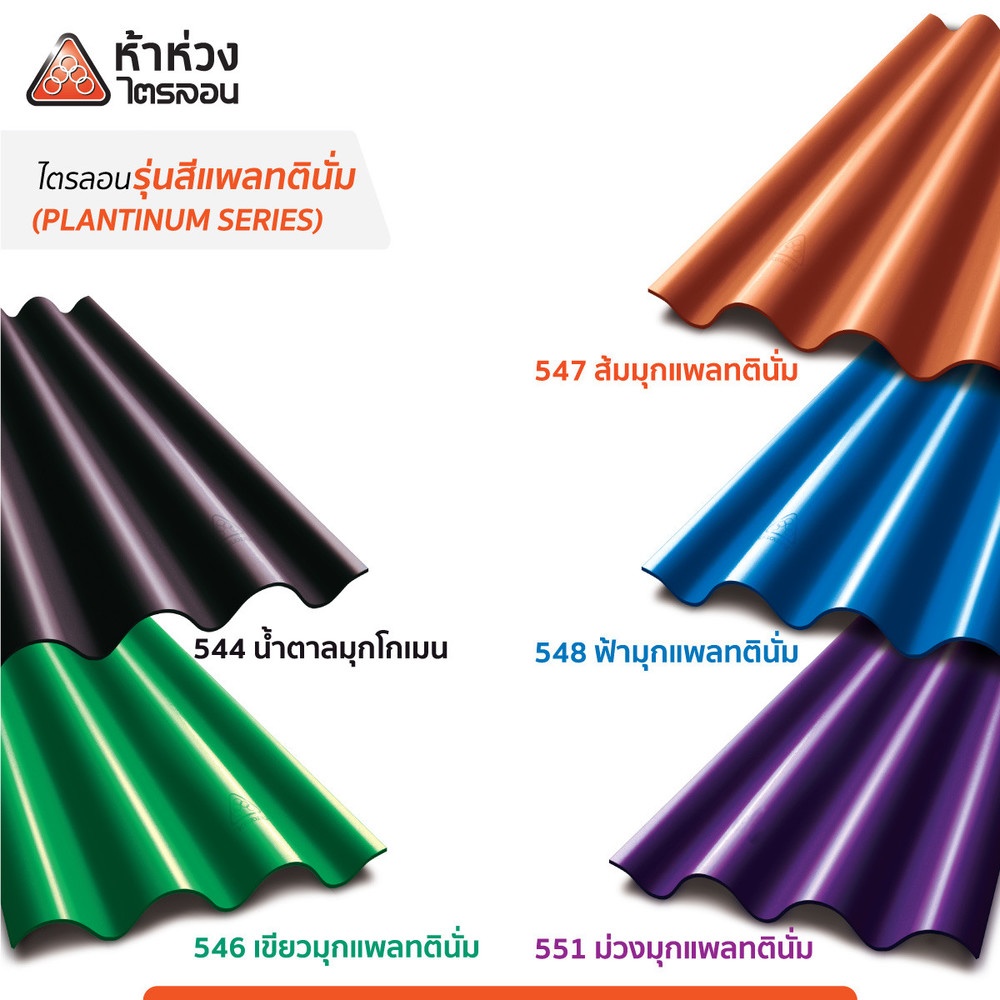 ครอบ3ทาง Y ไตรลอน ห้าห่วง น้ำตาลมุกโกเมน