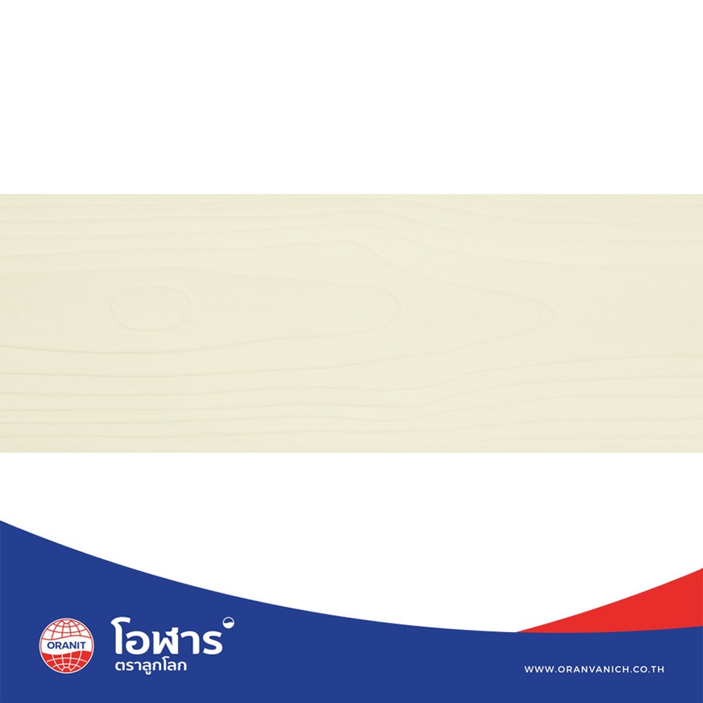 โอฬาร ไม้ฝา 0.8x15x400 ซม. สีทรายแก้ว