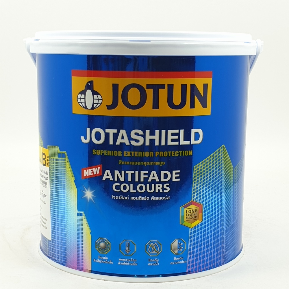 Jotun สีน้ำภายนอก โจตาชิลด์ แอนติเฟด คัลเลอร์ส กึ่งเงา เบส บี 3.6ลิตร