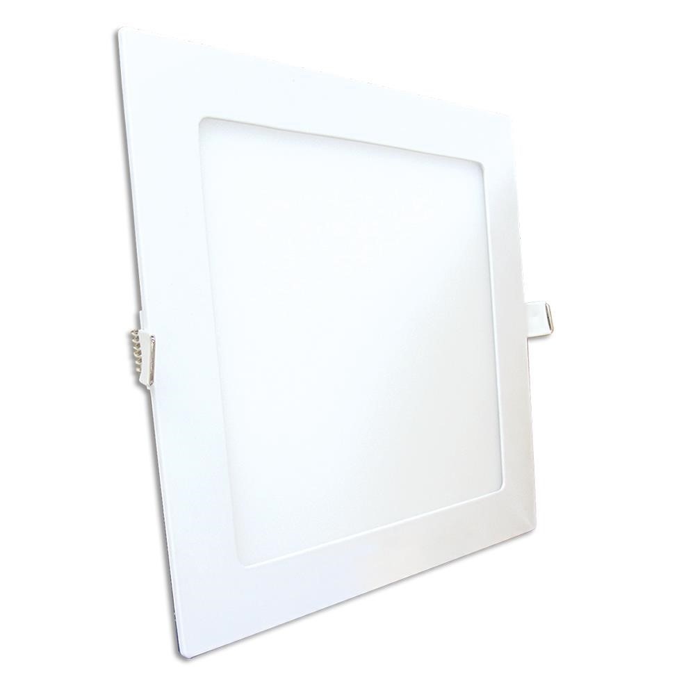 RACER โคมดาวน์ไลท์ LED แบบฝังฝ้าหน้าเหลี่ยม 12W รุ่น NANO-Q แสงเดย์ไลท์