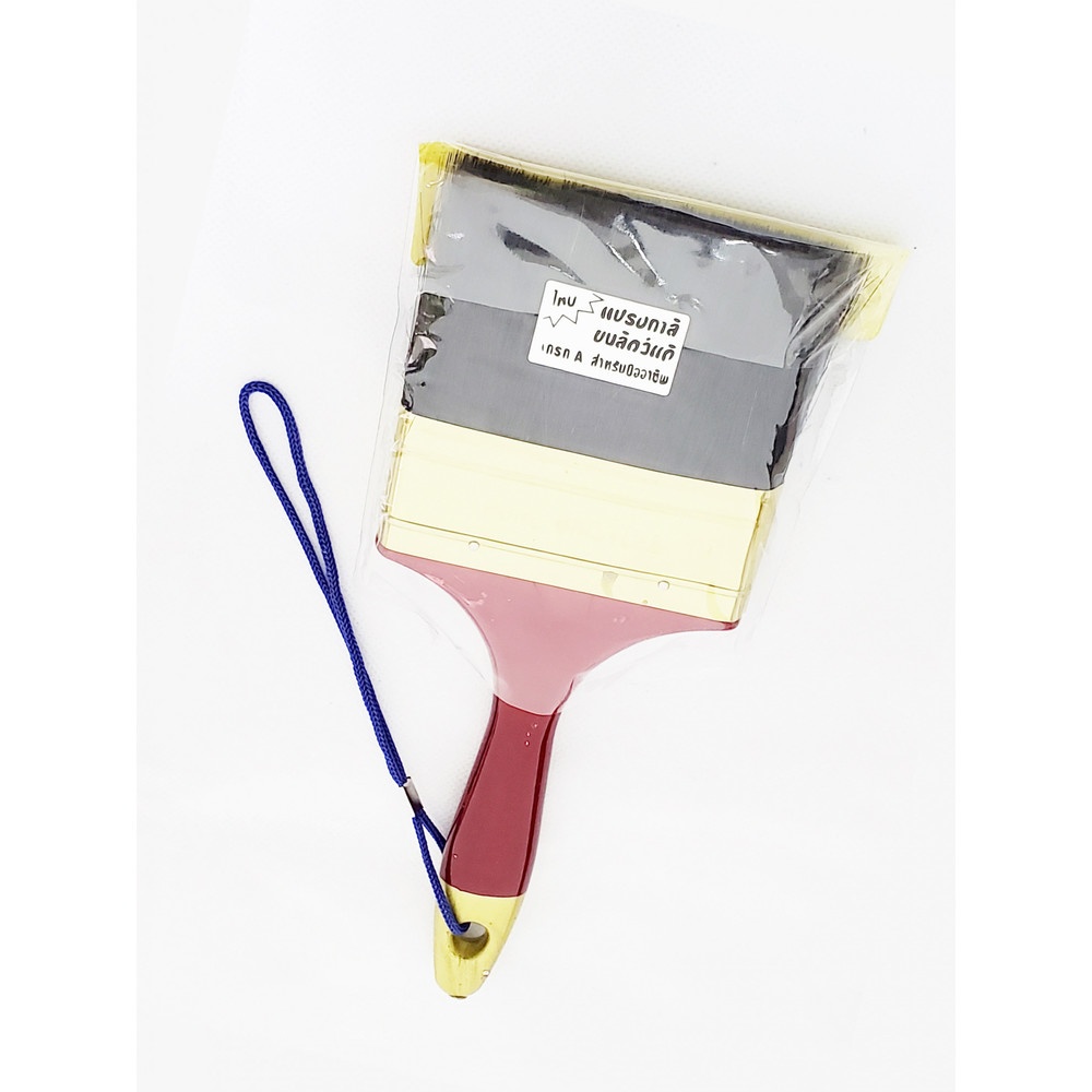 GOLDSEAL แปรงทาสีขนดำ ขนาด 3 นิ้ว สีแดง-ดำ