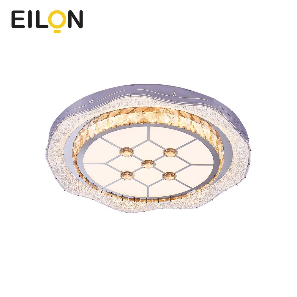 EILON ไฟเพดานคริสตัลทรงกลม 80W รุ่น ESJD-D500-Y10 3แสง