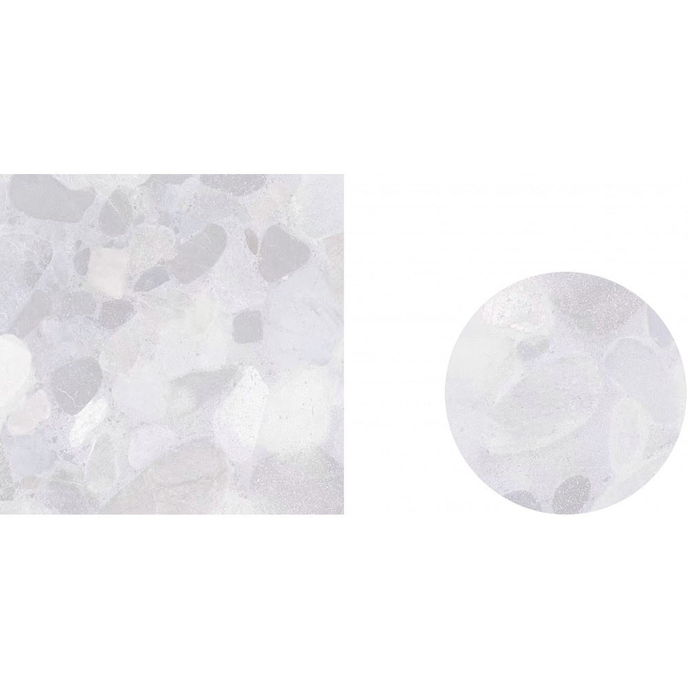 Marbella กระเบื้องพอร์ซเลนปูพื้น 60x60 ซม. รุ่น เมขลา ไวท์ คลาสสิก XD6200 ผิวเงา (4P)