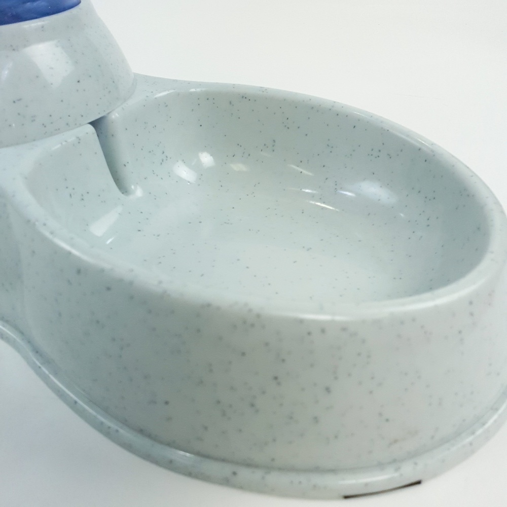 ชามให้น้ำสัตว์เลี้ยงอัตโนมัติ ความจุ 3.5ลิตร รุ่น BP031 ขนาด 17.5×32×30.5ซม. สีเทา DUDUPETS