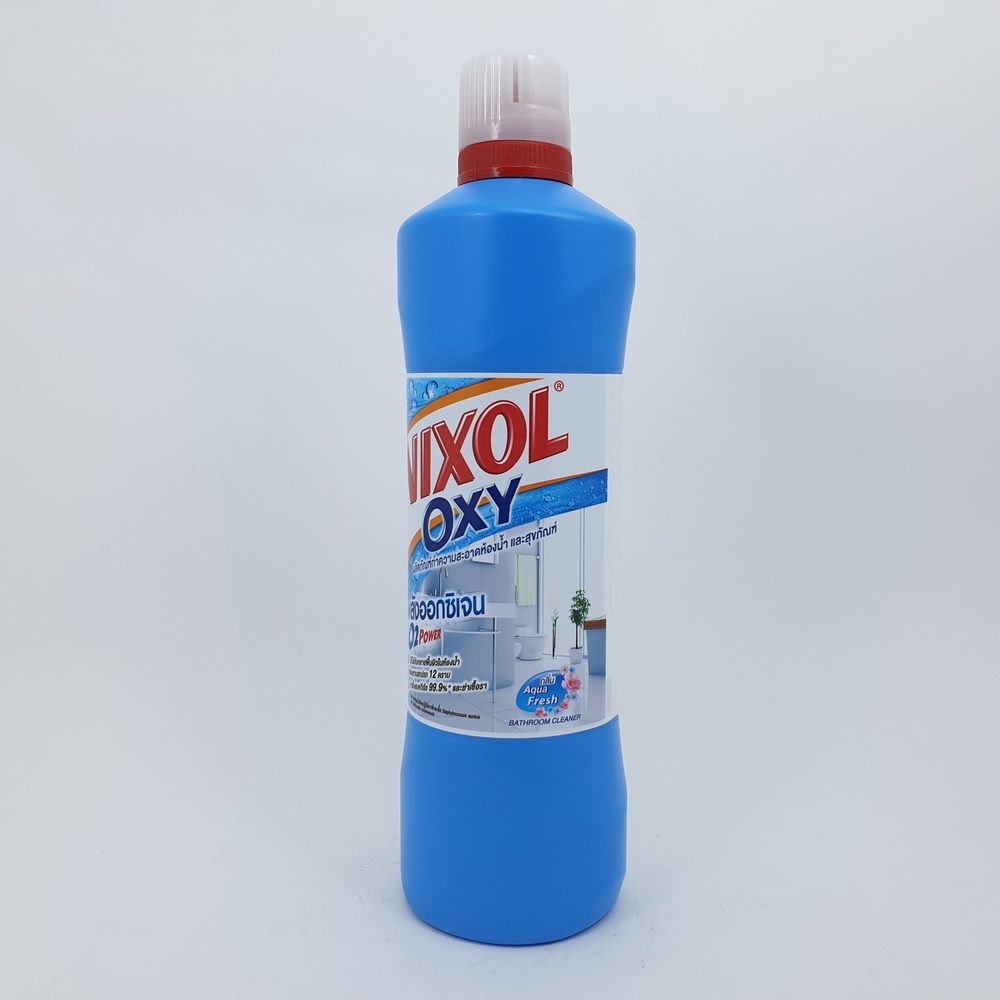 VIXOL วิกซอล ออกซี่ น้ำยาล้างห้องน้ำ ขนาด 700 มล. สีฟ้า