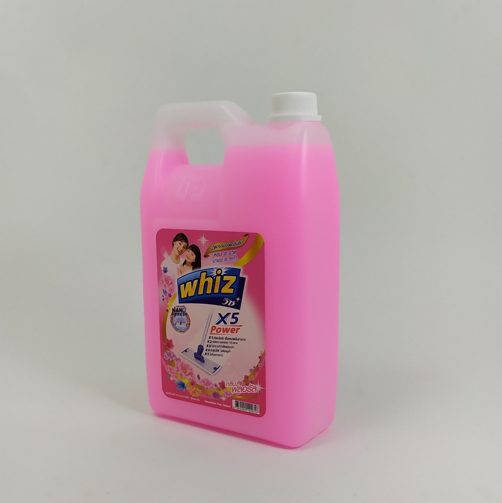WHIZ วิซ น้ำยาถูพื้น ขนาด 2100 มล.สีีชมพู