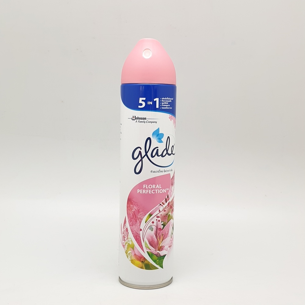 GLADE เกลด สเปรย์ปรับอากาศ-ฟลอรัล กลิ่นเพอร์เฟ็คชั่นส์ 320 มล.