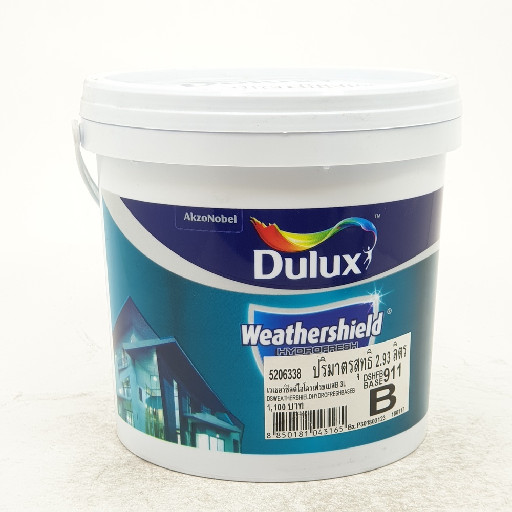 Dulux เวเธ่อร์ชีลด์ ไฮโดรเฟรช เบส B 3 ลิตร